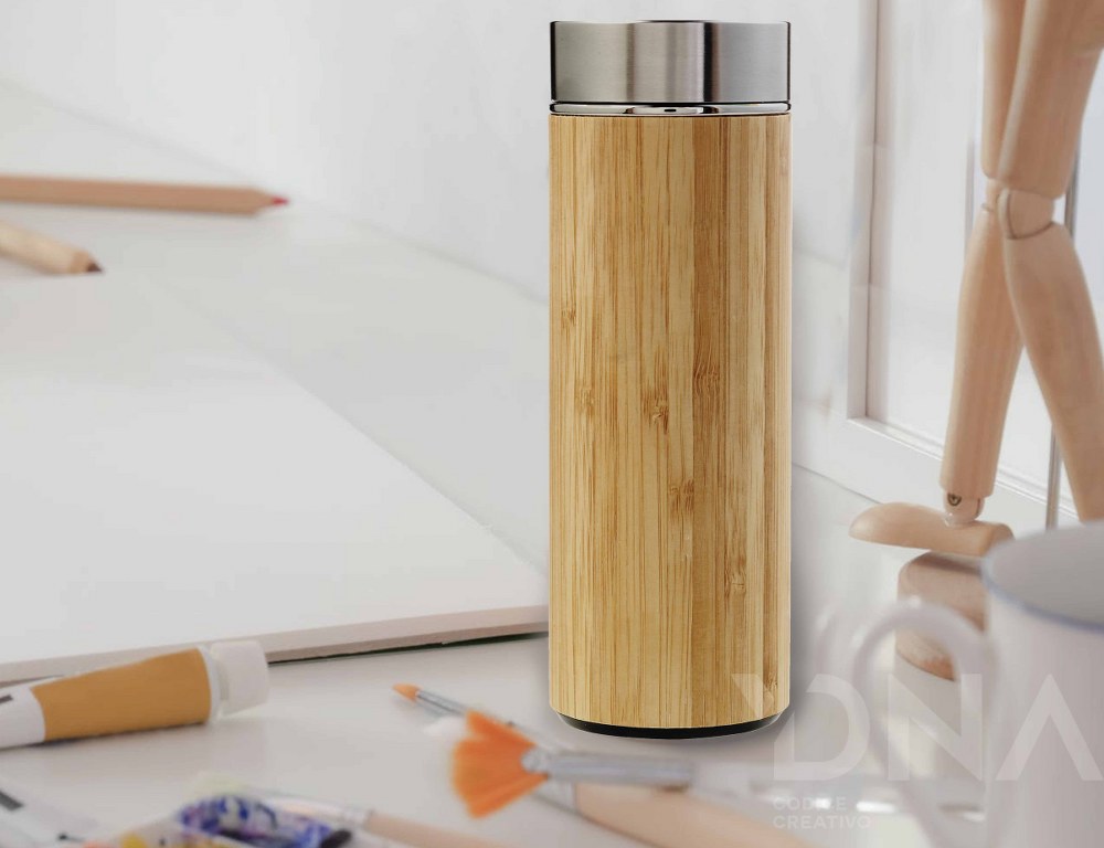 borraccia in bamboo